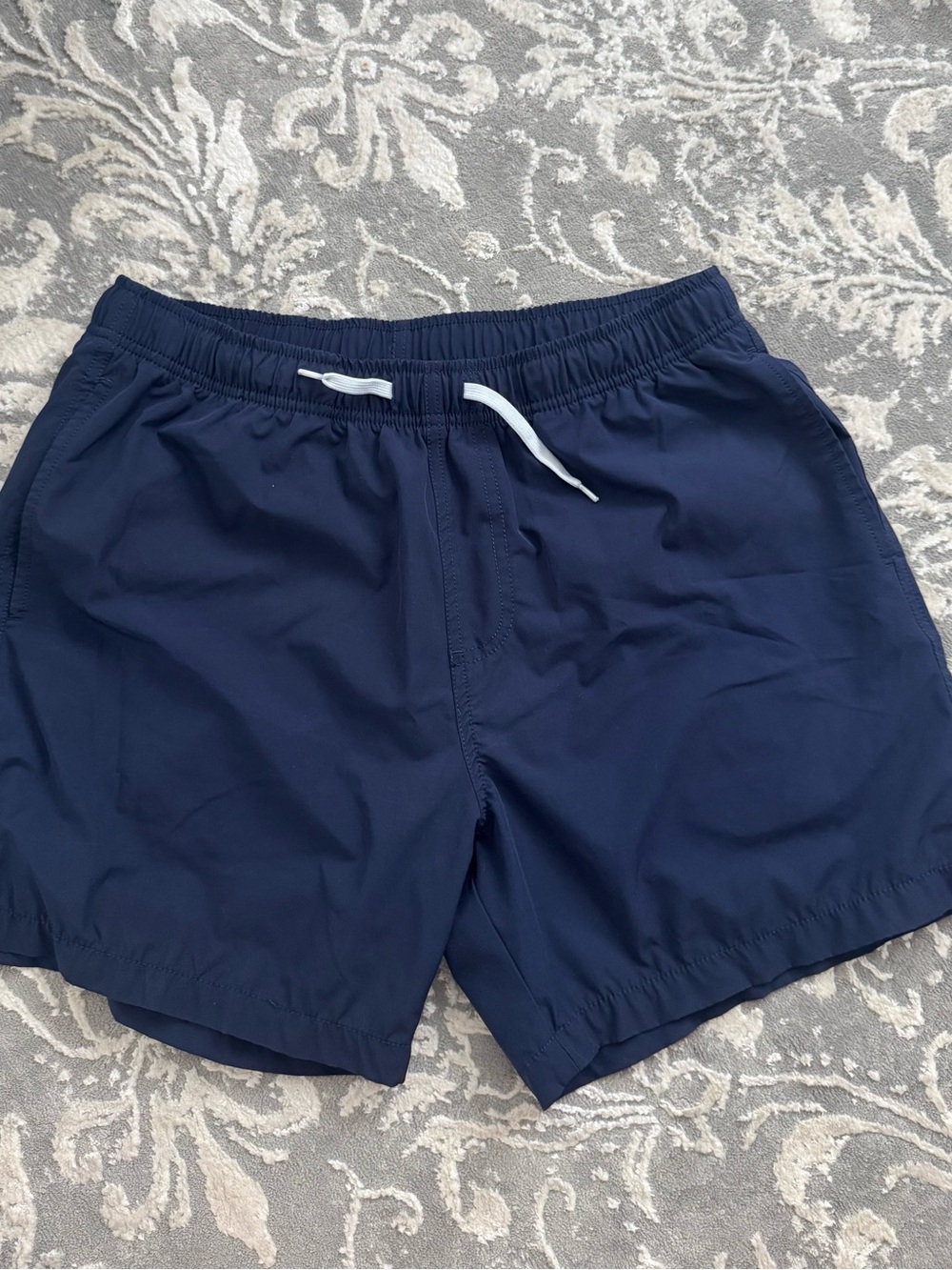 Bearbottom Men's Navy Swim Trunks with Drawstring